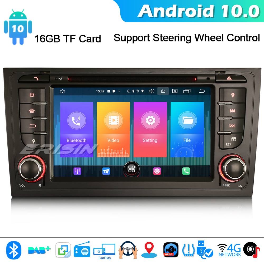 Erisin Es2706a Android 10 0 Dab Cd Car Stereo Gps Satnav Audi A6 S6