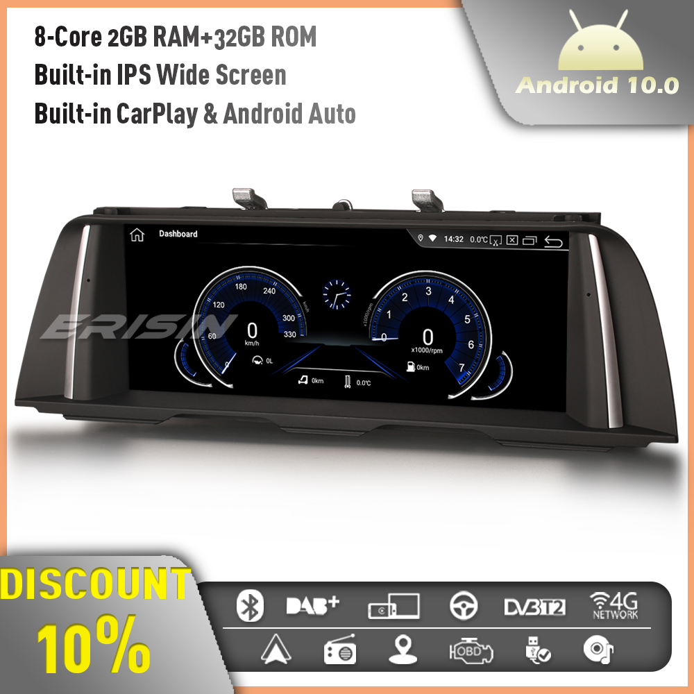 BMW F10 F11 掻ける 2010-2017 アンドロイドナビ Android10 CIC